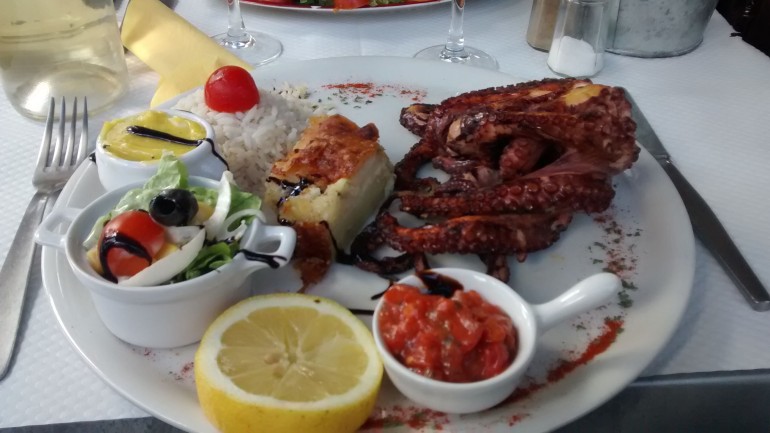 Le poulpe à la plancha